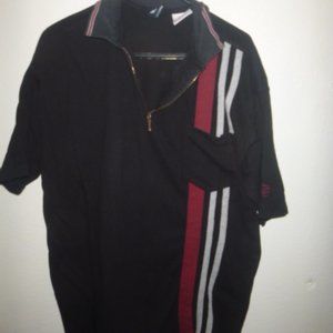 RIPZONE  POLO  Black  Shirt  Top  Size Large   Vintage